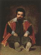 Diego Velazquez Portrait of the Jester Don Sebastian de Morra oil painting artist